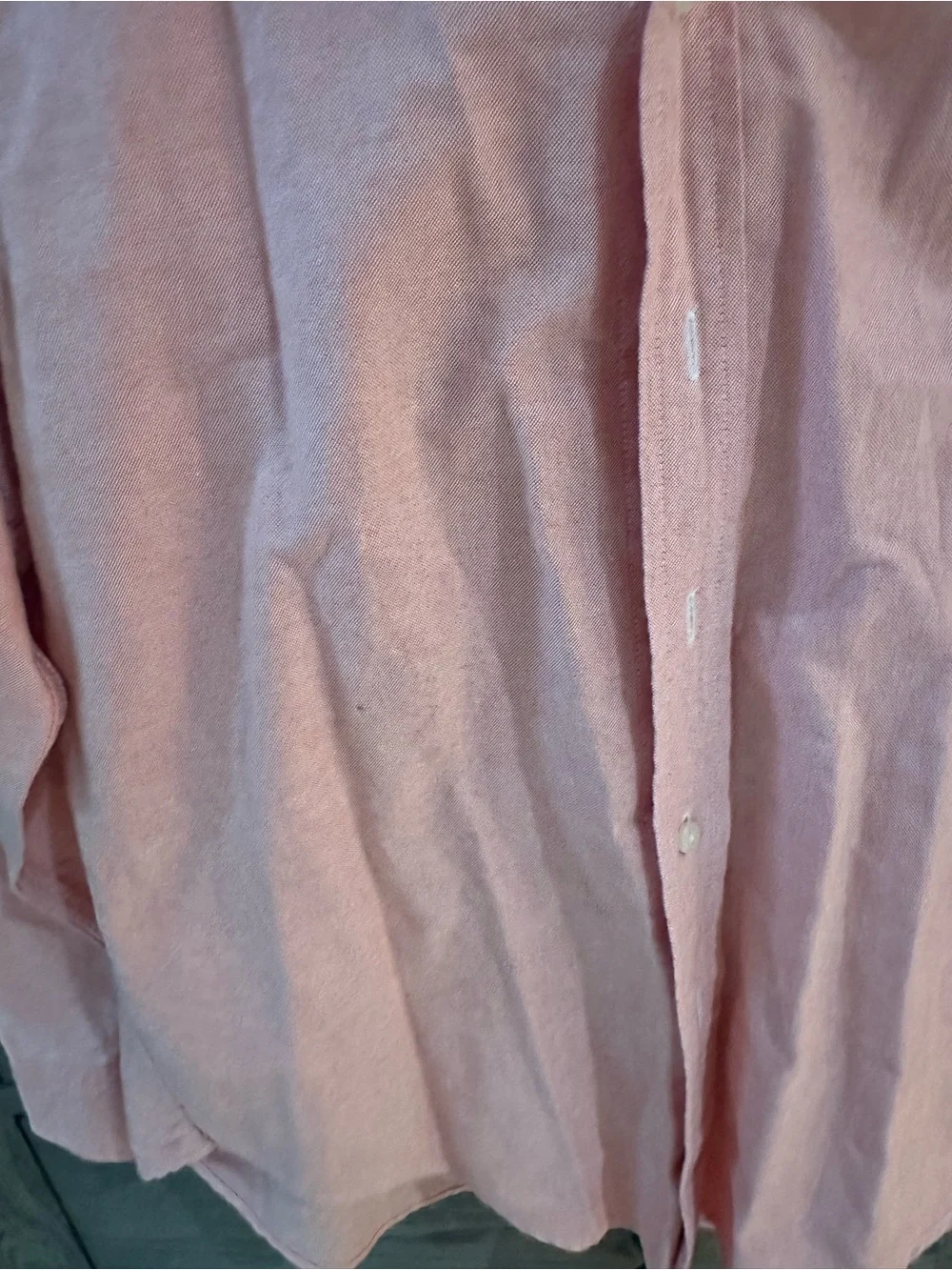 Ralph Lauren Light Pinkish / Orange Button-Down Shirt. Size L (14/16)